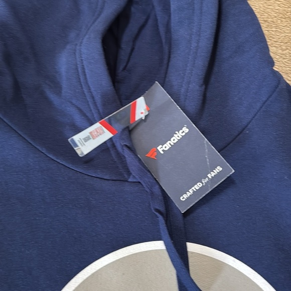 Fanatics NWT Georgetown Navy Hoodie with Light Gray Lettering - Picture 7 of 12